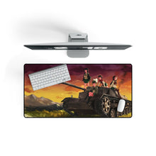Load image into Gallery viewer, Girls und Panzer Mouse Pad (Desk Mat) On Desk
