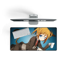 Load image into Gallery viewer, Mayo Chiki! Mouse Pad (Desk Mat) On Desk