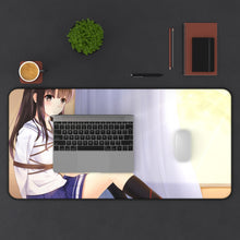 Load image into Gallery viewer, Saekano: How To Raise A Boring Girlfriend Mouse Pad (Desk Mat) With Laptop