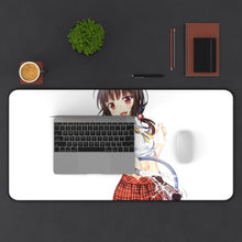 Load image into Gallery viewer, Anime Girl Mouse Pad (Desk Mat) With Laptop