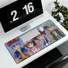 Load image into Gallery viewer, Beyblade Metal Fusion Mouse Pad (Desk Mat) With Laptop