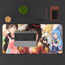 Load image into Gallery viewer, KonoSuba - God’s blessing on this wonderful world!! Mouse Pad (Desk Mat) With Laptop