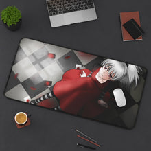 Load image into Gallery viewer, Darker Than Black Yin Mouse Pad (Desk Mat) On Desk