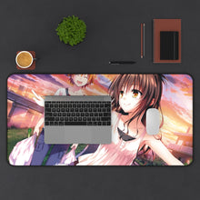 Load image into Gallery viewer, Rito Yuuki, Mikan Yuuki Mouse Pad (Desk Mat) With Laptop