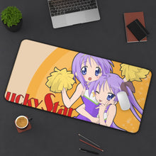 Load image into Gallery viewer, Lucky Star Kagami Hiiragi, Tsukasa Hiiragi Mouse Pad (Desk Mat) On Desk