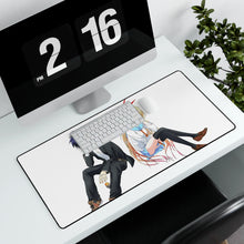 Load image into Gallery viewer, Nisekoi Chitoge Kirisaki Mouse Pad (Desk Mat) With Laptop