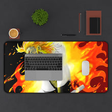 Load image into Gallery viewer, Kyojuro Rengoku Mouse Pad (Desk Mat) With Laptop