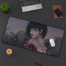 Load image into Gallery viewer, Mumei Mouse Pad (Desk Mat) On Desk