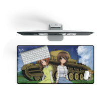 Load image into Gallery viewer, Girls und Panzer Mouse Pad (Desk Mat) On Desk