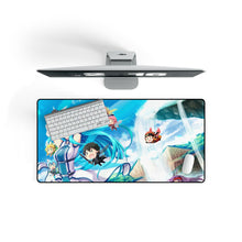 Load image into Gallery viewer, Sword Art Online Kazuto Kirigaya, Asuna Yuuki, Suguha Kirigaya, Yui, Ryoutarou Tsuboi Mouse Pad (Desk Mat) On Desk