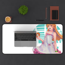 Load image into Gallery viewer, Monogatari (Series) Mouse Pad (Desk Mat) With Laptop