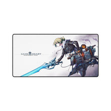 Load image into Gallery viewer, Annie holding Lion Heart Mouse Pad (Desk Mat)