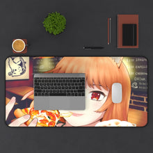 Load image into Gallery viewer, Spice And Wolf Mouse Pad (Desk Mat) With Laptop