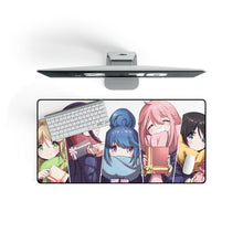 Load image into Gallery viewer, Laid-Back Camp Mouse Pad (Desk Mat) On Desk