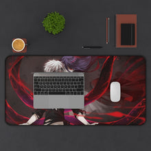 Load image into Gallery viewer, Tokyo Ghoul Ken Kaneki, Rize Kamishiro Mouse Pad (Desk Mat) With Laptop