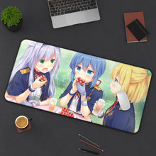 Load image into Gallery viewer, Rokudenashi Majutsu Koushi To Akashic Records Sistine Fibel, Rumia Tingel Mouse Pad (Desk Mat) On Desk
