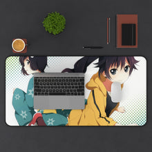 Load image into Gallery viewer, Monogatari (Series) Mouse Pad (Desk Mat) With Laptop