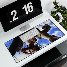 Load image into Gallery viewer, Mikasa Mouse Pad (Desk Mat) With Laptop