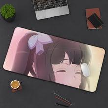 Load image into Gallery viewer, Is It Wrong To Try To Pick Up Girls In A Dungeon? Mouse Pad (Desk Mat) On Desk