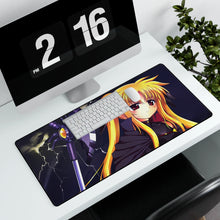 Load image into Gallery viewer, Magical Girl Lyrical Nanoha Mouse Pad (Desk Mat) With Laptop