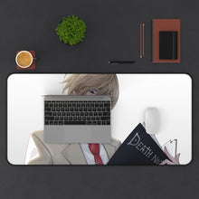 Load image into Gallery viewer, Death Note Light Yagami Mouse Pad (Desk Mat) With Laptop