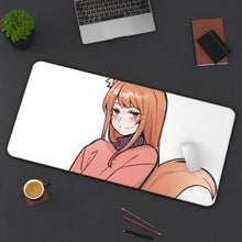 Load image into Gallery viewer, Spice And Wolf Mouse Pad (Desk Mat) On Desk
