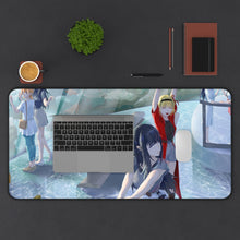 Load image into Gallery viewer, Lycoris Recoil Takina Inoue, Chisato Nishikigi Mouse Pad (Desk Mat) With Laptop