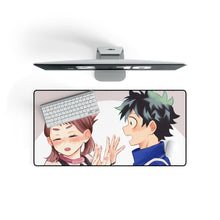 Load image into Gallery viewer, My Hero Academia Izuku Midoriya, Ochako Uraraka Mouse Pad (Desk Mat) On Desk