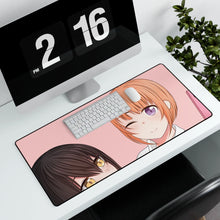 Load image into Gallery viewer, Mieruko-chan Mouse Pad (Desk Mat) With Laptop