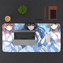 Load image into Gallery viewer, My Teen Romantic Comedy SNAFU Yukino Yukinoshita, Yui Yuigahama Mouse Pad (Desk Mat) With Laptop