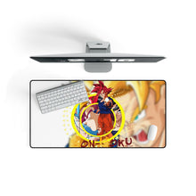 Load image into Gallery viewer, Goku logo Mouse Pad (Desk Mat) On Desk