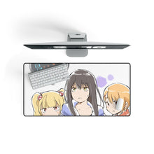 Load image into Gallery viewer, Mieruko-chan Mouse Pad (Desk Mat) On Desk