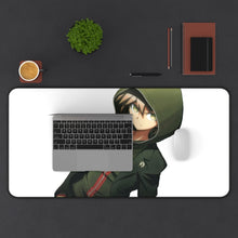 Load image into Gallery viewer, Makoto Naegi Mouse Pad (Desk Mat) With Laptop