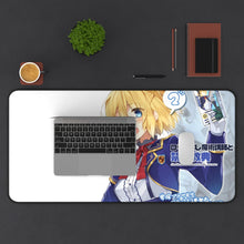 Load image into Gallery viewer, Rokudenashi Majutsu Koushi To Akashic Records Rumia Tingel Mouse Pad (Desk Mat) With Laptop