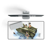 Load image into Gallery viewer, Girls und Panzer Mouse Pad (Desk Mat) On Desk