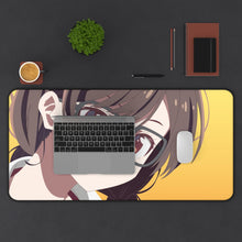 Load image into Gallery viewer, Rent-A-Girlfriend Mouse Pad (Desk Mat) With Laptop