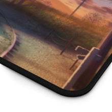 Load image into Gallery viewer, Anime Train Station Mouse Pad (Desk Mat) Hemmed Edge