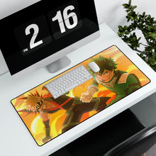 Load image into Gallery viewer, My Hero Academia Izuku Midoriya, Katsuki Bakugou Mouse Pad (Desk Mat) With Laptop