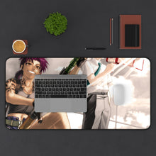 Load image into Gallery viewer, Black Lagoon Mouse Pad (Desk Mat) With Laptop