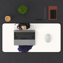 Load image into Gallery viewer, Mei Misaki Mouse Pad (Desk Mat) With Laptop