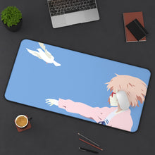 Load image into Gallery viewer, Kuriyama Mirai Minimalist V1 Mouse Pad (Desk Mat) On Desk