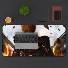 Load image into Gallery viewer, One-Punch Man Mouse Pad (Desk Mat) With Laptop