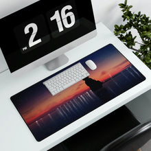 Load image into Gallery viewer, Anime Girl Silhouette Sunset Mouse Pad (Desk Mat)