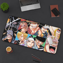 Load image into Gallery viewer, One Piece Monkey D. Luffy, Roronoa Zoro, Sanji Mouse Pad (Desk Mat) On Desk
