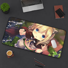 Load image into Gallery viewer, Is The Order A Rabbit? Mouse Pad (Desk Mat) On Desk