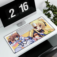 Load image into Gallery viewer, Magical Girl Lyrical Nanoha Mouse Pad (Desk Mat) With Laptop