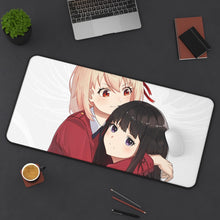 Load image into Gallery viewer, Lycoris Recoil Takina Inoue, Chisato Nishikigi Mouse Pad (Desk Mat) On Desk