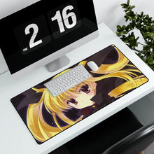 Load image into Gallery viewer, Magical Girl Lyrical Nanoha Mouse Pad (Desk Mat) With Laptop