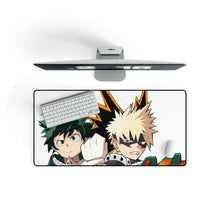 Load image into Gallery viewer, My Hero Academia Izuku Midoriya, Katsuki Bakugou Mouse Pad (Desk Mat) On Desk