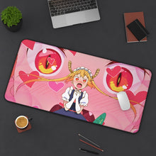 Load image into Gallery viewer, Miss Kobayashi's Dragon Maid Kobayashi San Chi No Maid Dragon, Tohru Mouse Pad (Desk Mat) On Desk
